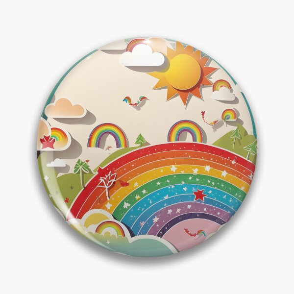 Item preview, Rainbow Land, Colorful designed and sold by omar-sticker11.