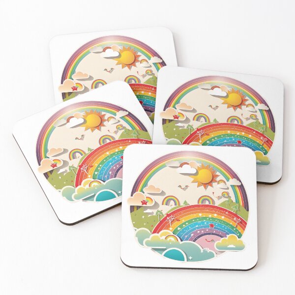 Item preview, Rainbow Land, Colorful designed and sold by omar-sticker11.