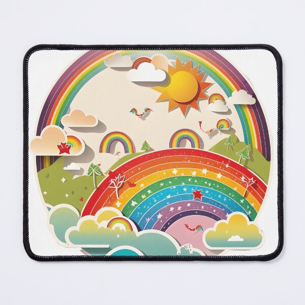 Item preview, Rainbow Land, Colorful designed and sold by omar-sticker11.