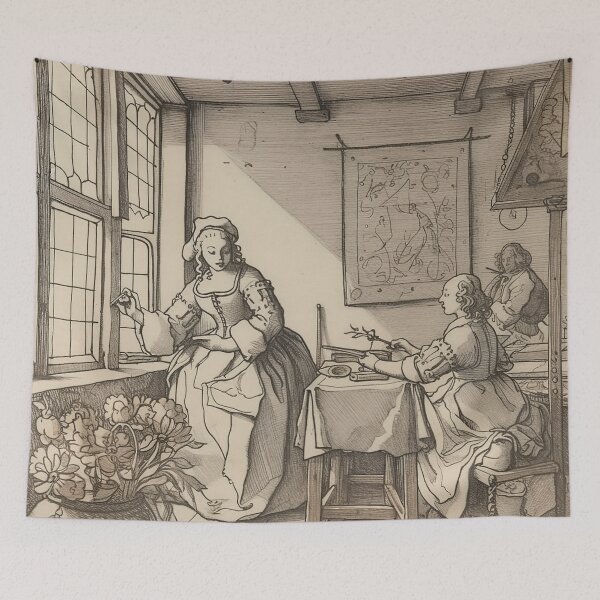 Item preview, Johannes Vermeer designed and sold by ComicsFactory.