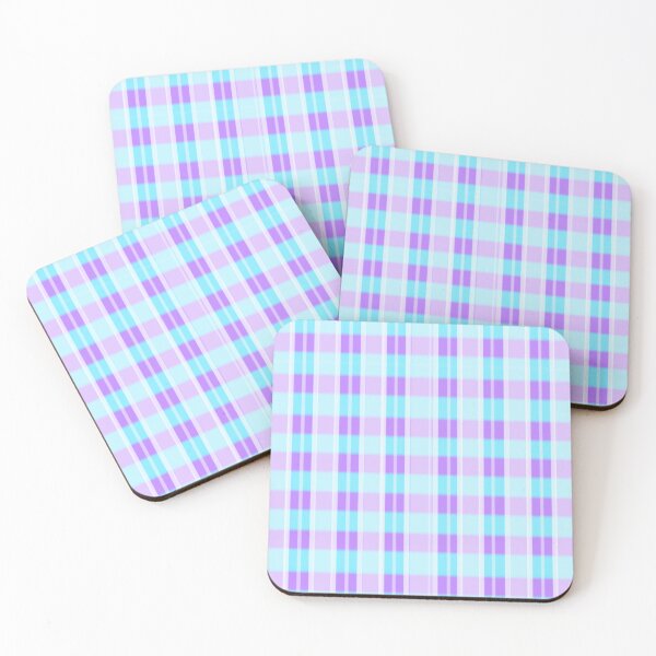Item preview, Blue and purple plaid  designed and sold by Artistkhg.