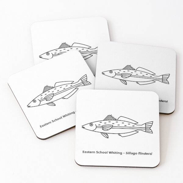 Item preview, Kawaii Eastern School Whiting in Black and White designed and sold by fruttidimare.
