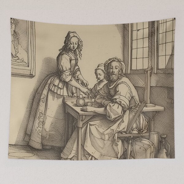 Item preview,  Johannes Vermeer designed and sold by ComicsFactory.