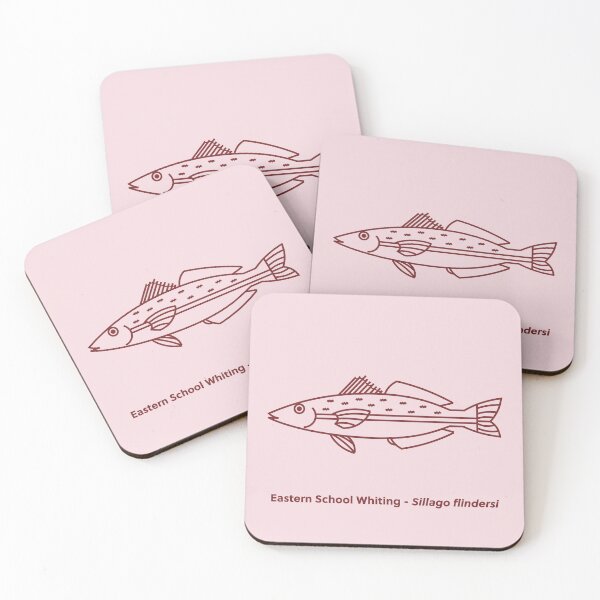 Item preview, Kawaii Eastern School Whiting in Maroon on Soft Pink designed and sold by fruttidimare.