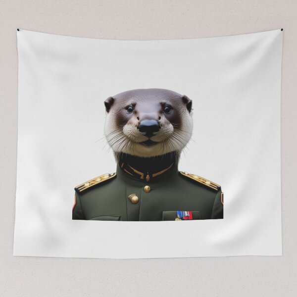 Item preview,  I introduce you to Senhor Lontra, who is an animal from the Amazon rainforest, portrayed in a military uniform. designed and sold by Animalissima.
