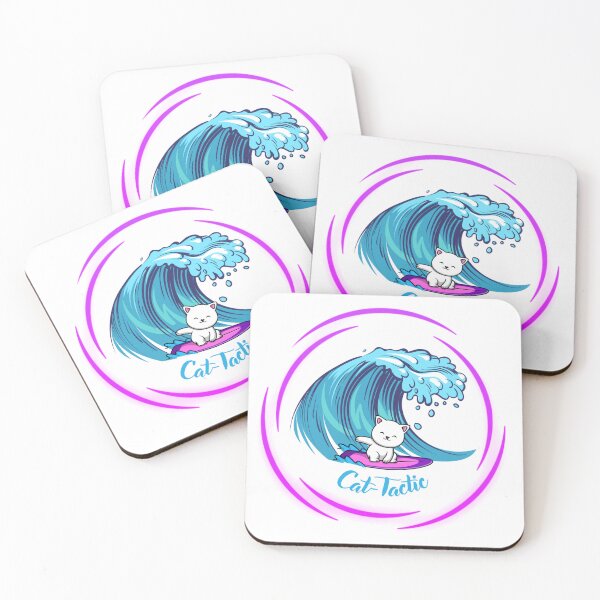 Item preview, Cat-Tactic, Surfer Cat designed and sold by BlueArtMoon.