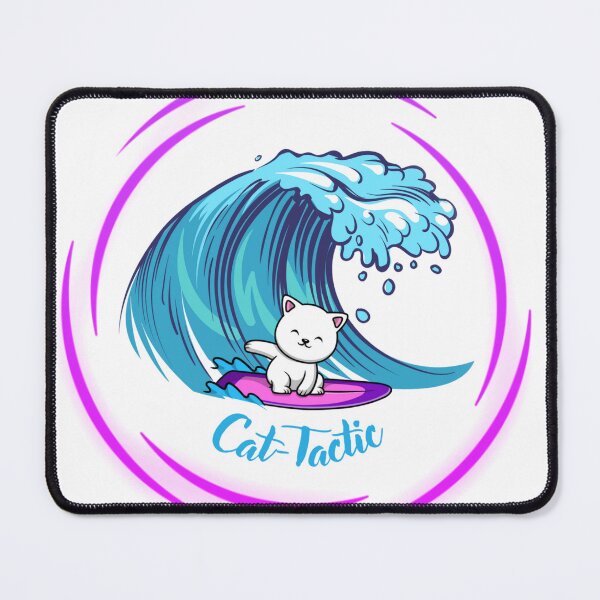 Item preview, Cat-Tactic, Surfer Cat designed and sold by BlueArtMoon.
