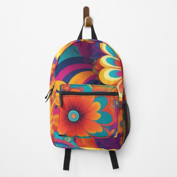 Item preview, Flower Power Colourful Flower Pattern designed and sold by druidwolfart.