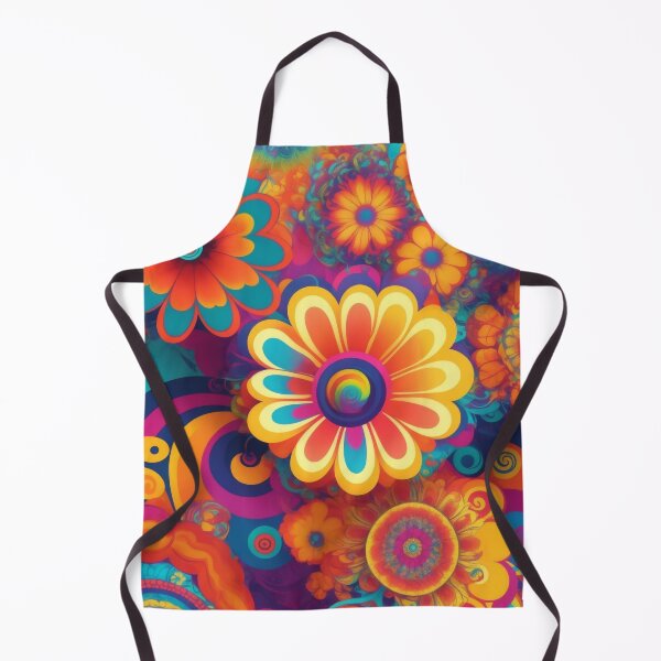 Item preview, Flower Power Colourful Flower Pattern designed and sold by druidwolfart.