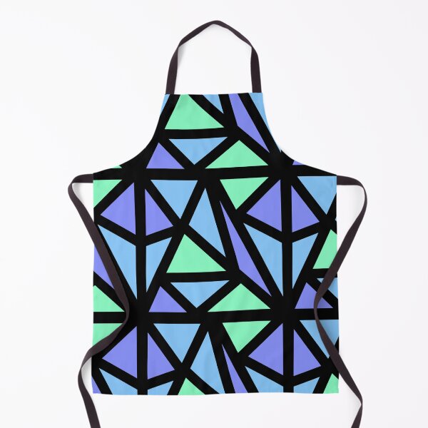 Item preview, Blue Green Purple Rectangle Triangle Pattern designed and sold by awsomepatterns.