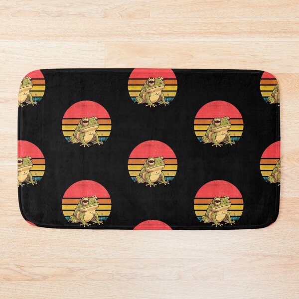Item preview, Frog Vintage Retro Sunset designed and sold by rafaeltto.