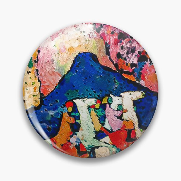 Item preview, Kandinsky | Blue Mountain, 1908 designed and sold by BossyCatHome.