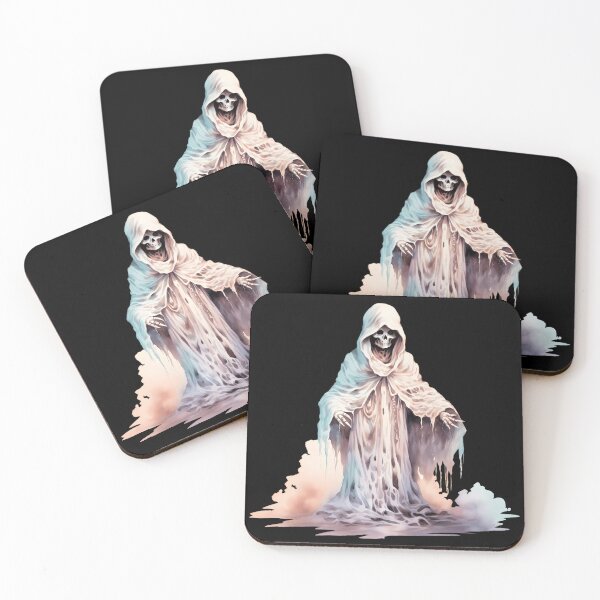 Item preview, "Dreadful Specter: Halloween Watercolor Style". designed and sold by Art-Vortex-fr.