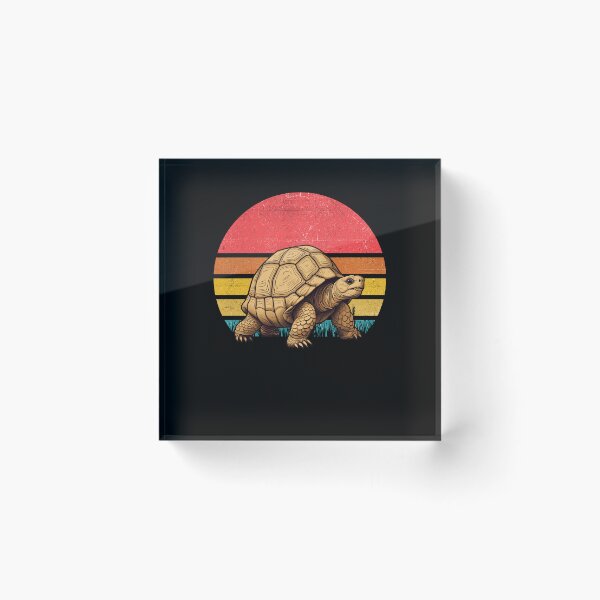 Item preview, Galapagos Tortoise Vintage Retro Sunset designed and sold by rafaeltto.