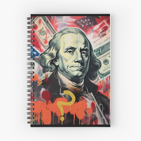 Artikelvorschau, USA Benjamin Franklin Hundert-Dollar-Schein-Graffiti entworfen und verkauft von LatinoPower.
