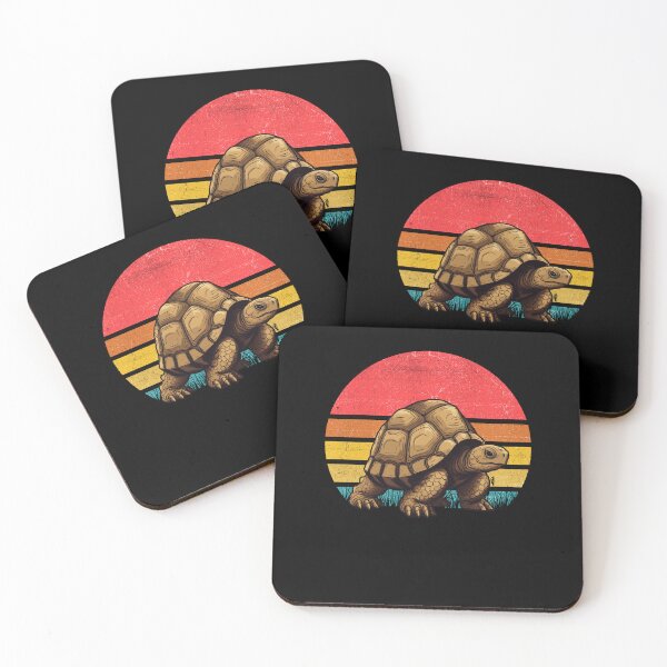 Item preview, Galapagos Tortoise Vintage Retro Sunset designed and sold by rafaeltto.
