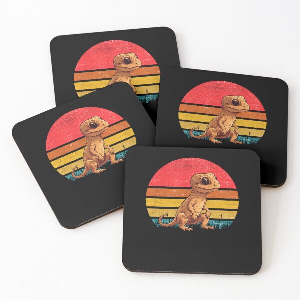 Item preview, Gecko Vintage Retro Sunset designed and sold by rafaeltto.