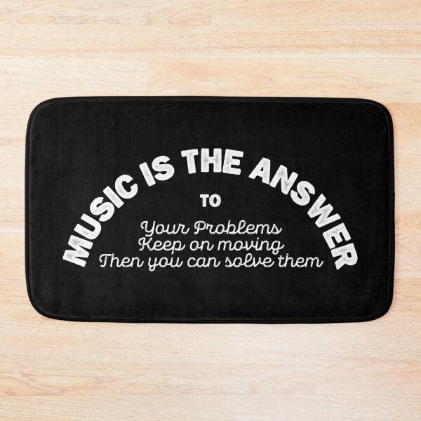 Item preview, Music is the answer. Musicians gifts. designed and sold by paulo silveira.