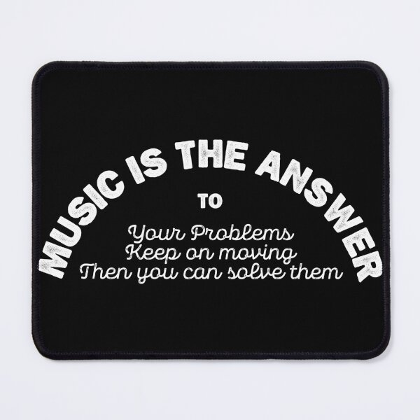 Item preview, Music is the answer. Musicians gifts. designed and sold by paulo silveira.