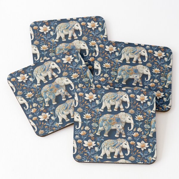 Item preview, Enchanting Elephants in Bloom designed and sold by Neranchara.