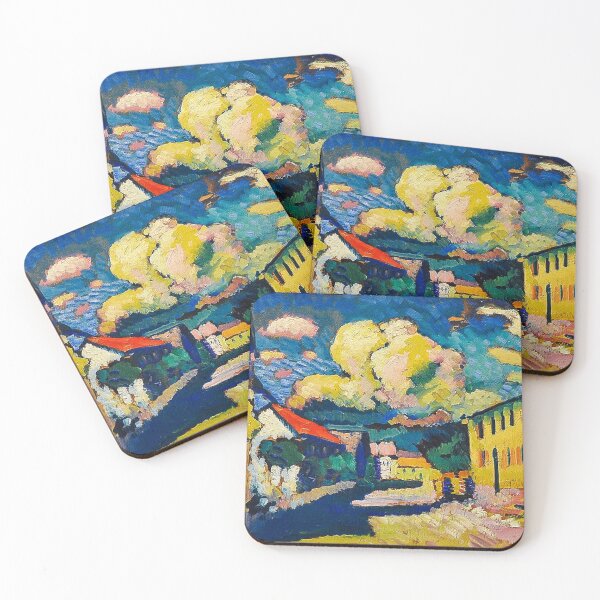 Item preview, Kandinsky | House In Murnua Dorfstrasse, 1908 designed and sold by BossyCatHome.