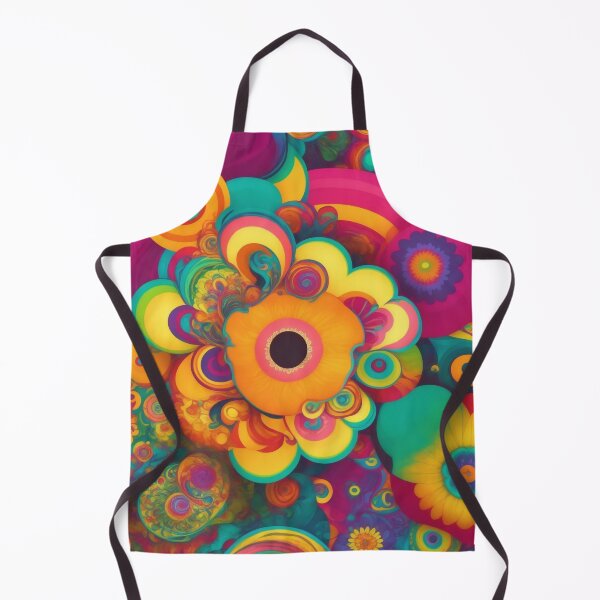 Item preview, Flower Power Colourful Flower Pattern designed and sold by druidwolfart.