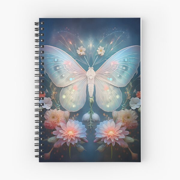 Item preview, Glowing moth floral designed and sold by etherealalchemy.