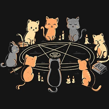 Artwork thumbnail, Cat Ritual by DorisMAvery