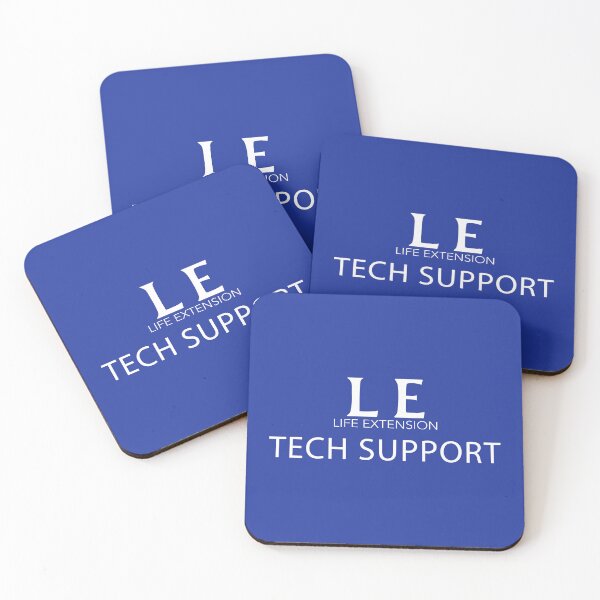 Item preview, VANILLA SKY LE LIFE EXTENSION TECH SUPPORT. WHITE ON BLUE. designed and sold by 5hertz.