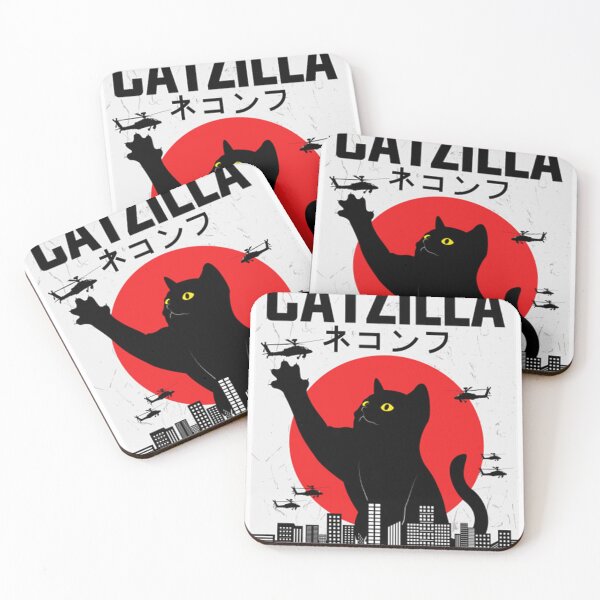 Item preview, CATZILLA Cat Kitty Japan Vintage Gift  designed and sold by JoyceSFlores.