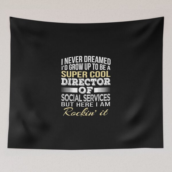 Item preview, Director Of Social Services T Shirt Funny Gift Tee designed and sold by ReneeKBrown.