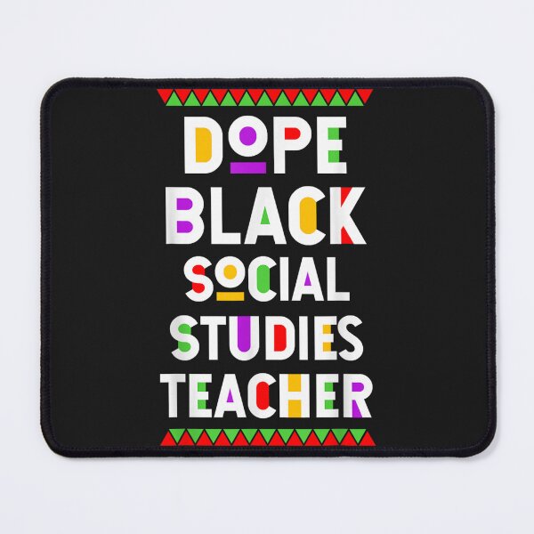 Item preview, Dope Black Social Studies Teacher African American Job  designed and sold by VirginiaJPaull.