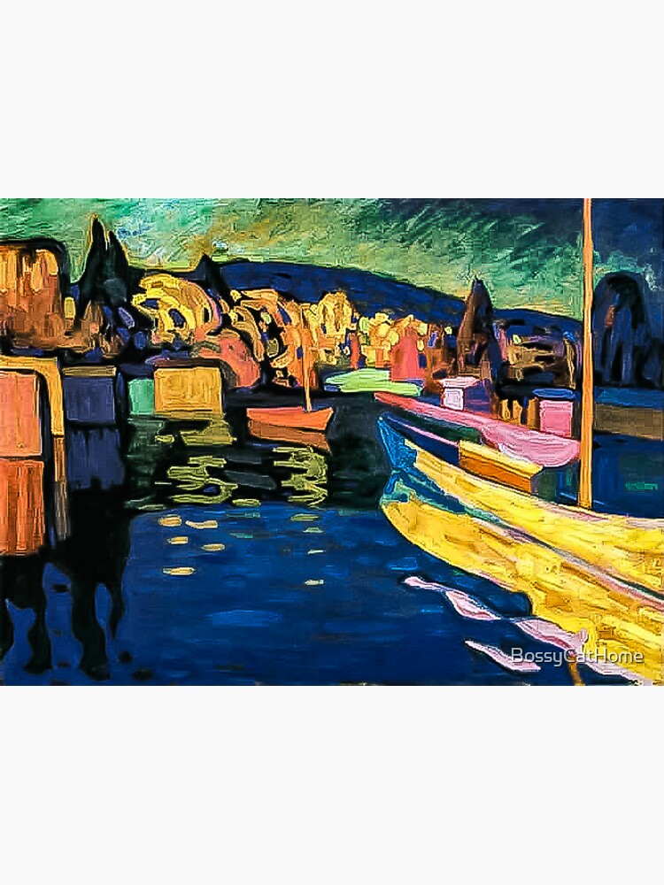 Kandinsky Autumn Landscape With Boats, 1908