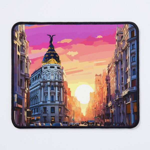 Item preview, A Pop Art Travel Print of Madrid - Spain designed and sold by StudioRedKoala.