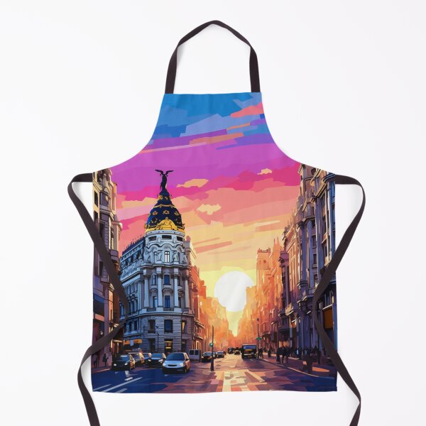 Item preview, A Pop Art Travel Print of Madrid - Spain designed and sold by StudioRedKoala.