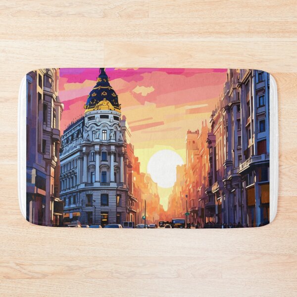 Item preview, A Pop Art Travel Print of Madrid - Spain designed and sold by StudioRedKoala.