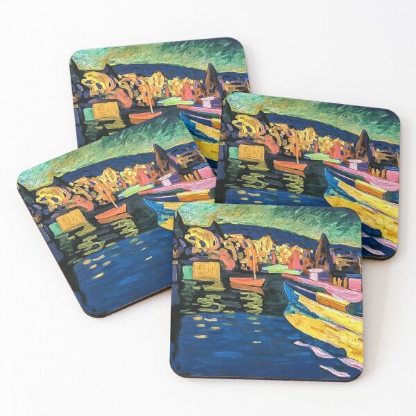 Item preview, Kandinsky | Autumn Landscape With Boats, 1908 designed and sold by BossyCatHome.