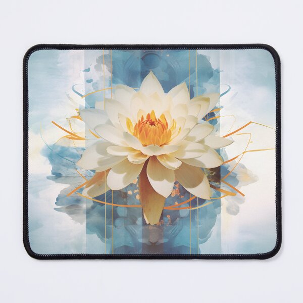 Item preview, Lotus blue background designed and sold by etherealalchemy.