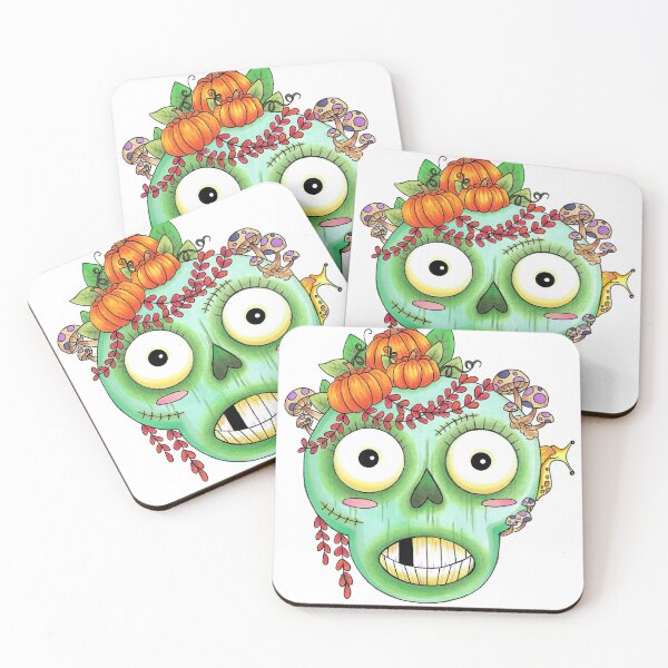 Aperçu de l'œuvre Zombie citrouille mignon créée et vendue par Nicholdesigns.
