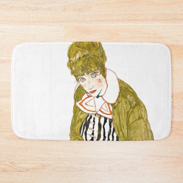 Item preview, Edith with Striped Dress - Egon Schiele designed and sold by SimpleJoyStyle.