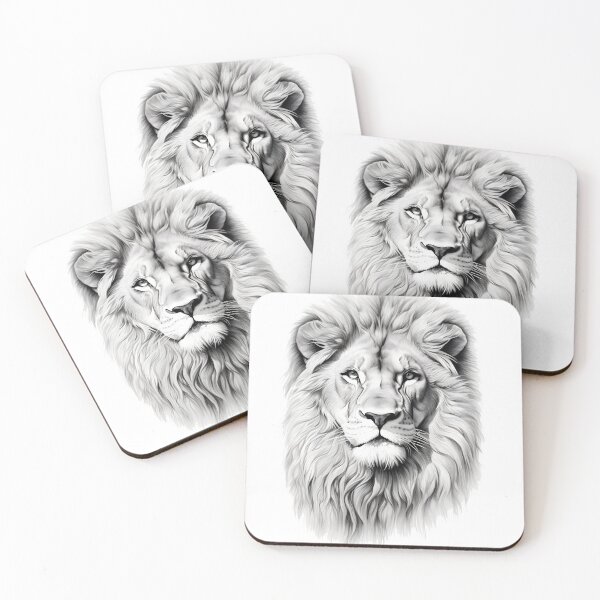 Item preview, Hyperrealistic Lion Portrait designed and sold by aigcx.
