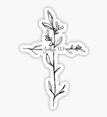 John 13:7 Cross Sticker
