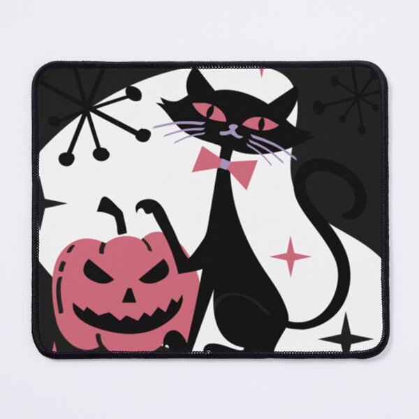 Item preview, Halloween Mid Century Retro Black Cat  designed and sold by ClaraRSenn.