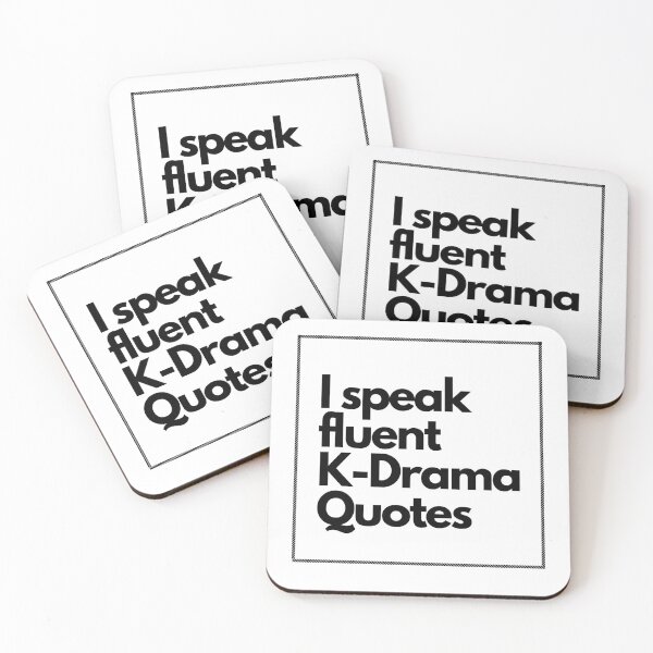 Item preview, Speak Fluent K-Drama Quotes designed and sold by Eoponest.