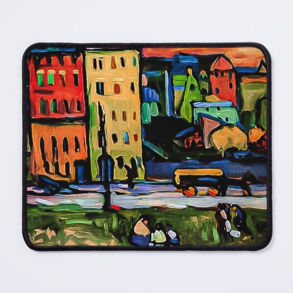 Item preview, Kandinsky | House In Munich, 1908 designed and sold by BossyCatHome.