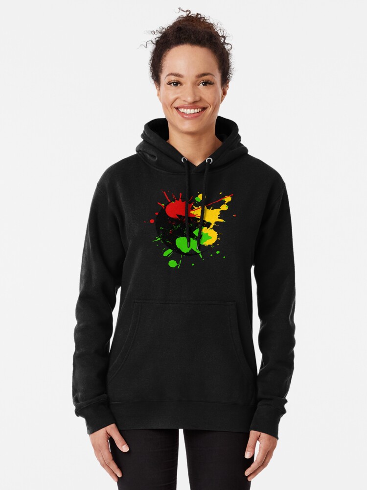 roots black hoodie