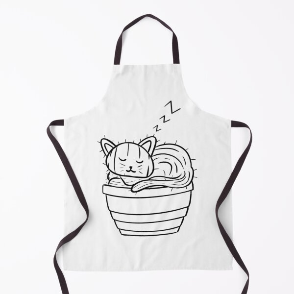 Item preview, Black and White Sleeping Cat Cactus - "Catcus" designed and sold by ereardon0.