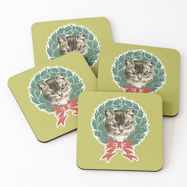 Item preview, Christmas Cat face designed and sold by DarnellLong.