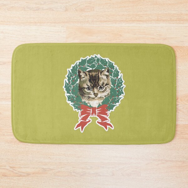 Item preview, Christmas Cat face designed and sold by DarnellLong.