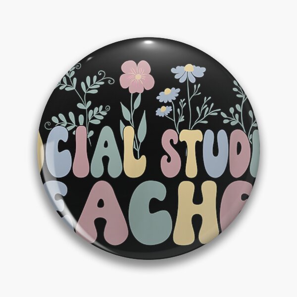 Item preview, Groovy Social Studies Teacher Flowers  designed and sold by RaymondWMichae.